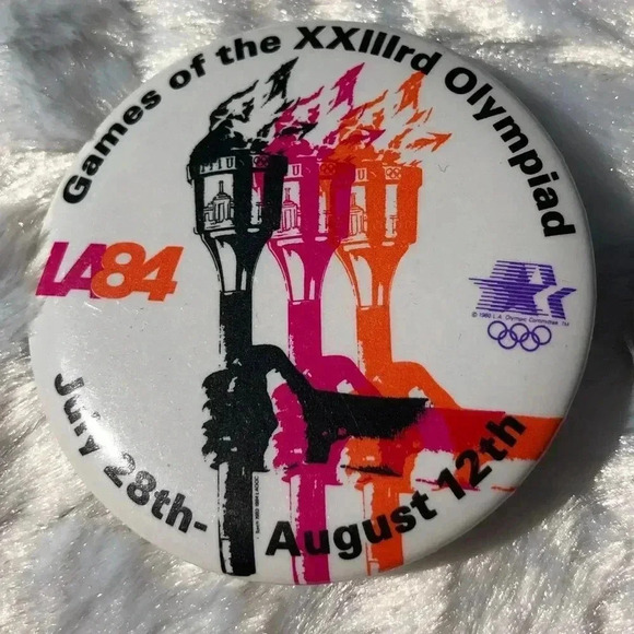 1984 Summer Olympic Games Pins. - Picture 7 of 7